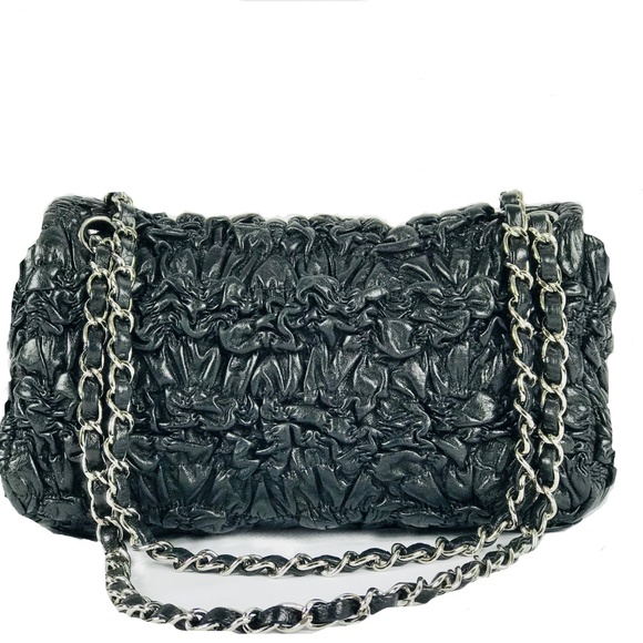 SOLD!   CHANEL ASTRAKHAN FLAP BAG - Picture 4 of 8